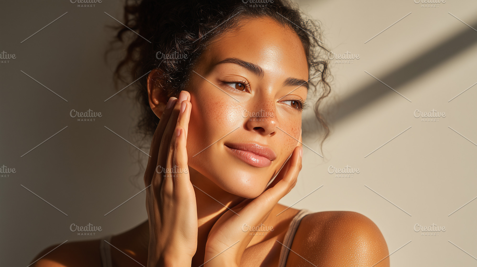 Young woman with glowing skin, a Beauty & Fashion Photo by MistyDay
