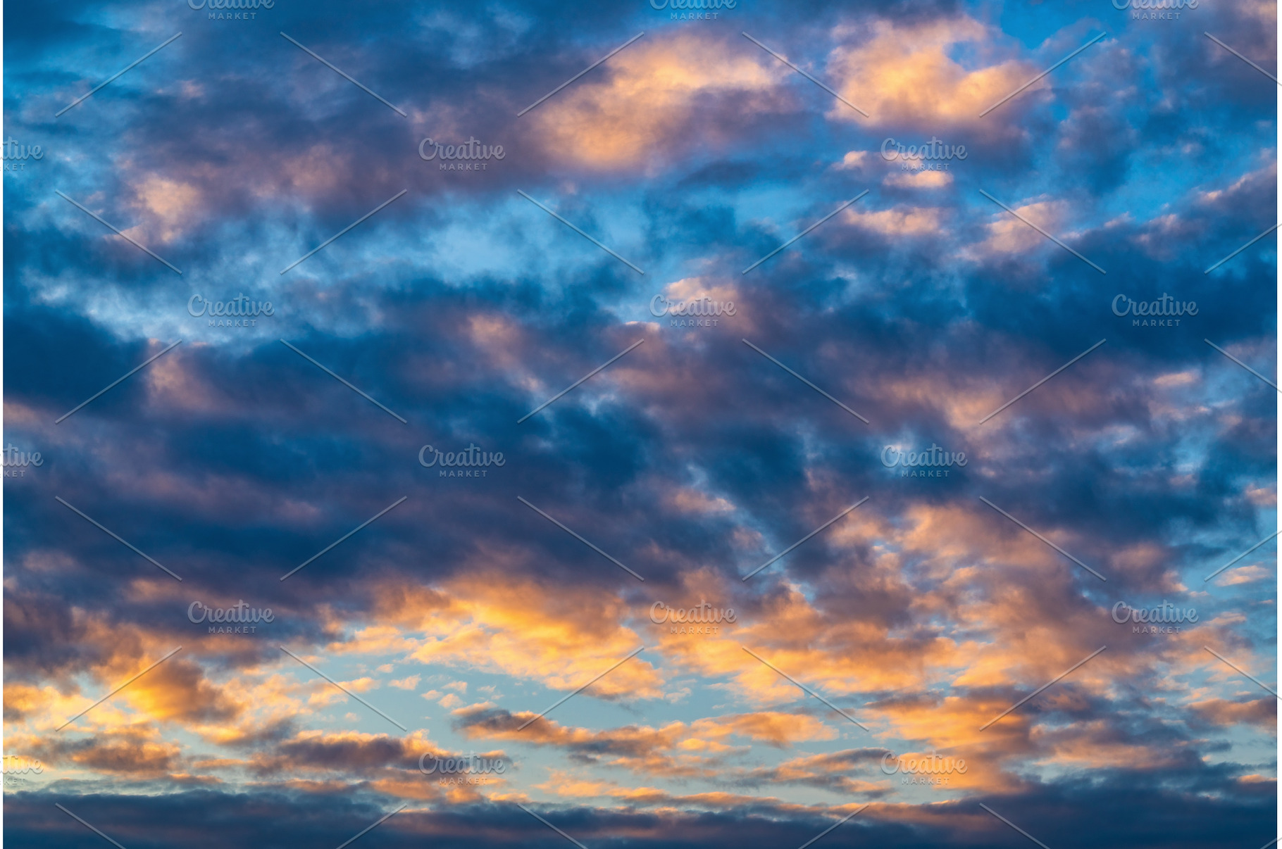 Amazing clouds in blue sky, a Nature Photo by Alexander-Piragis