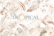 Tropical Watercolor Creamy Set, an Illustration by Lisima (Thumbnail 1 of 11)