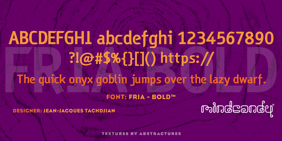 Fria™, a Sans Serif Font by MINDCANDY (Photo 3 of 4)