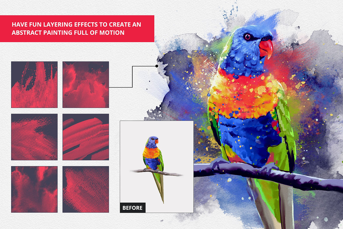 Ultimate Effects Toolbox – Gouache, a Brush Add-On by Nathan Brown (Photo 2 of 5)