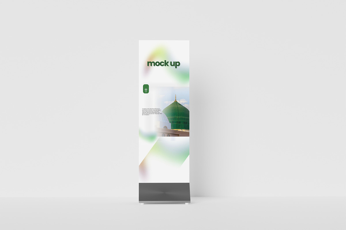 Roll Up Banner Mockup, a Design Template by kebunmockup (Photo 4 of 4)