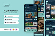 Sukha – Yoga & Meditation App Design, an App Template by twinstd (Thumbnail 1 of 5)