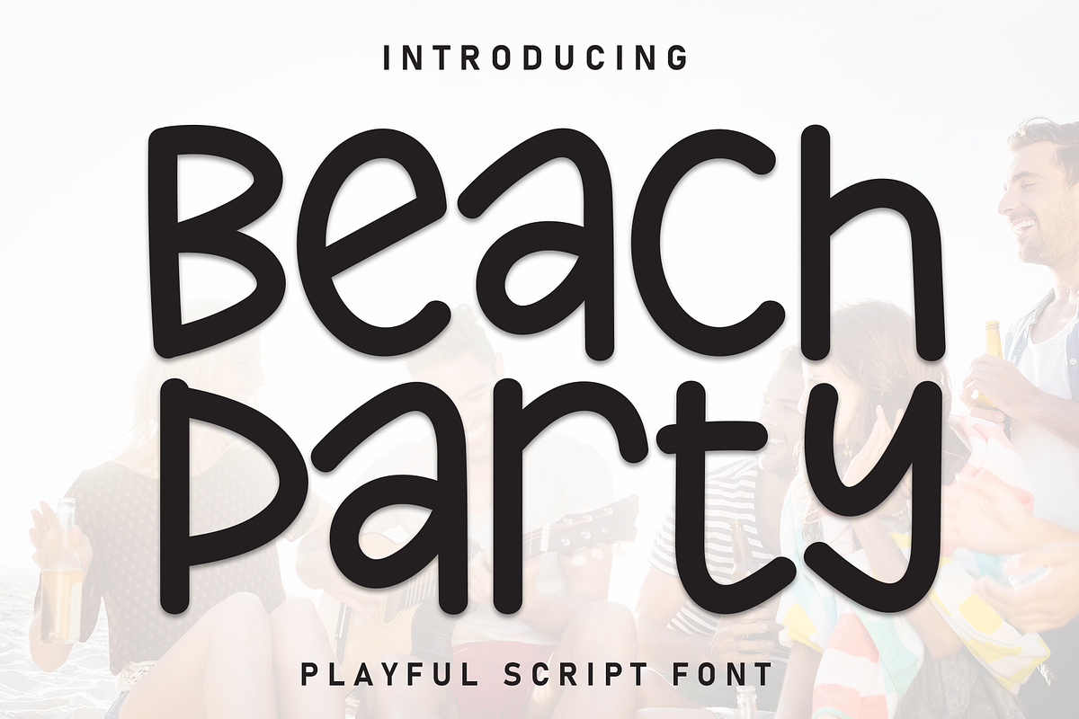 Beach Party | Script Font, a Script Font by Scratchones (Photo 1 of 8)