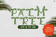 Palm Tree | Display Handwriting Font, a Handwritten Font by LivelyAutumn11.11 (Thumbnail 1 of 5)