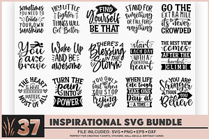 Inspirational Quotes svg Bundle
