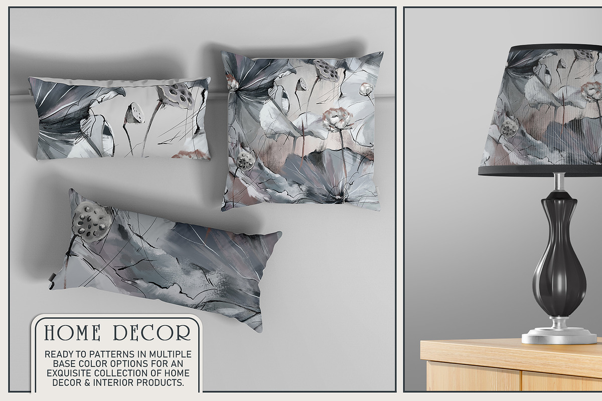 Fresco collection WATER LILIES, a Wallpaper Graphic by Natalia0307 (Photo 7 of 18)