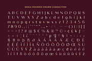 Mikea Rounded Drawn, a Sans Serif Font by Craft Supply Co. (Thumbnail 8 of 8)