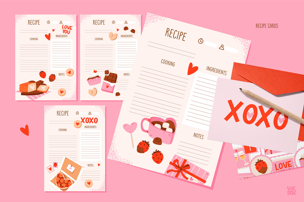 Cute Valentine’s Day Clipart Set, an Object Graphic by vik.stock (Photo 5 of 6)