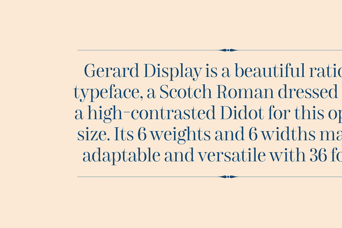 Gerard Display, a Serif Font by Rafael Jordan (Photo 2 of 12)