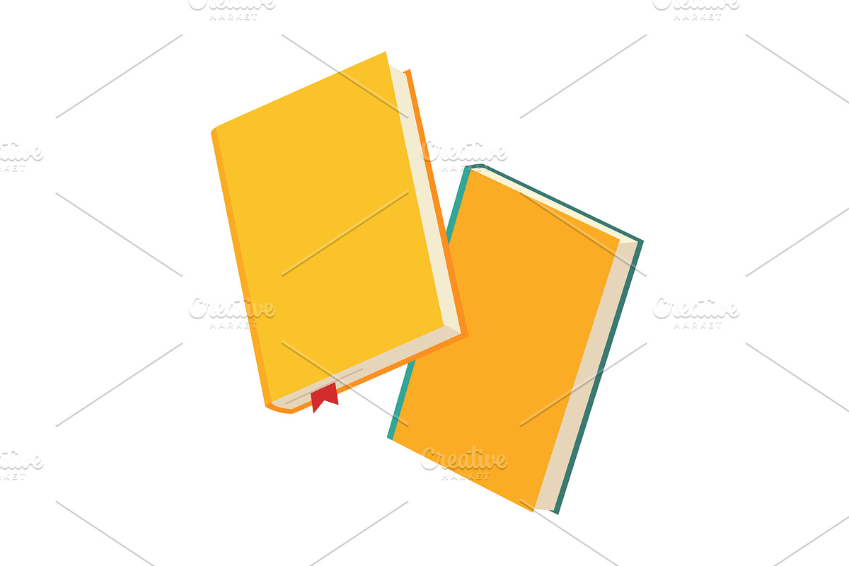 Vector books icon. Learning or, an Education Illustration by the8monkey
