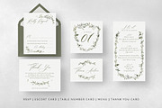 Watercolor Monogram Wedding Suite, an Invitation Template by BlueRobinDesignShop (Thumbnail 14 of 14)