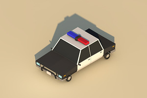 Low Poly Cars Asset Pack 1