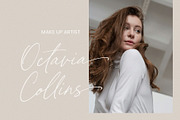 White Camellia Script Font, a Script Font by Seagulls Creative (Thumbnail 6 of 12)