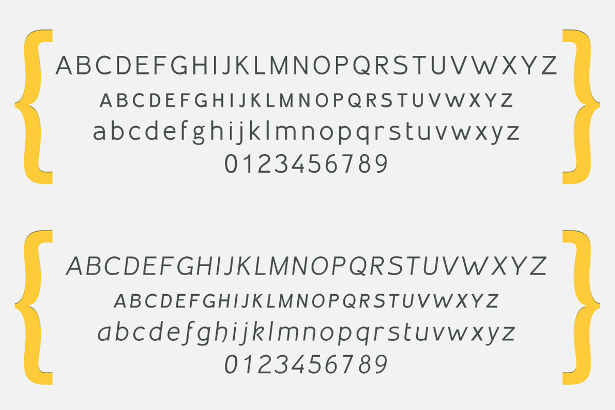 Inprimis - New Sans Serif typefamily preview 3