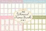 Whimsical Frames SVG Clipart Bundle, an Object Graphic by Ayya Studio (Thumbnail 1 of 43)