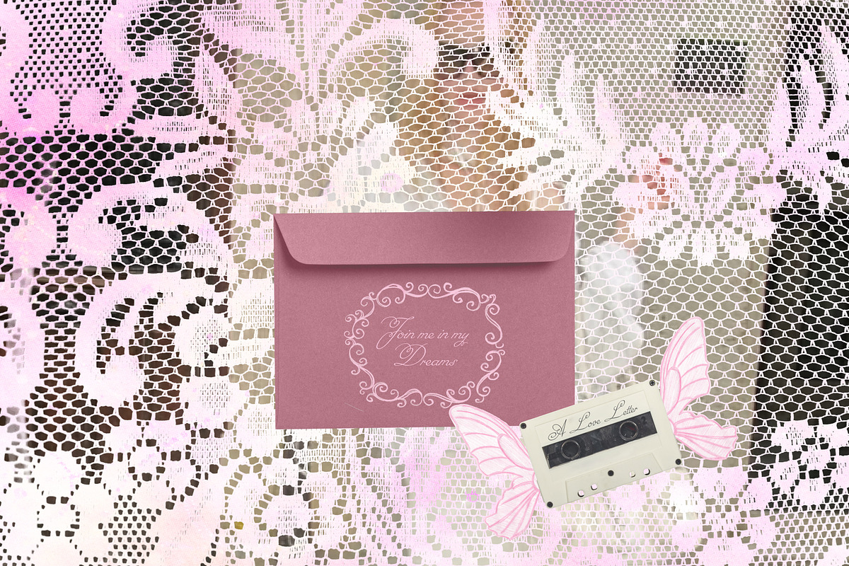 La Rosette Romantic Collage Pack, an Object Graphic by Feelsoul (Photo 6 of 10)