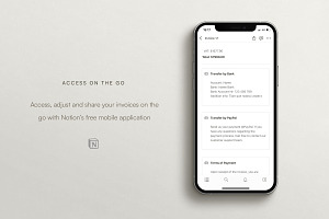 Notion Invoice Templates