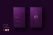 5 in 1 Vertical Luxury Business Card, a Business Card Template by Ctrl space studio (Thumbnail 4 of 5)
