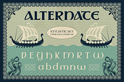 Sealgair, a Serif Font by Burntilldead (Thumbnail 8 of 11)