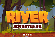 River Adventurer - Block Font, a Sans Serif Font by tokokoo (Thumbnail 13 of 13)