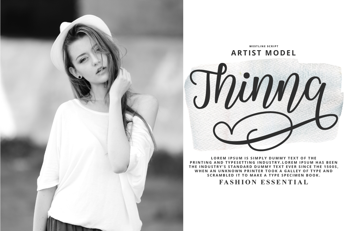Westline - Modern Script Typeface, a Script Font by tebaltipislab (Photo 9 of 10)