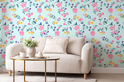Summer Floral Seamless Pattern, a Pattern Graphic by StudioGlouna (Thumbnail 6 of 9)