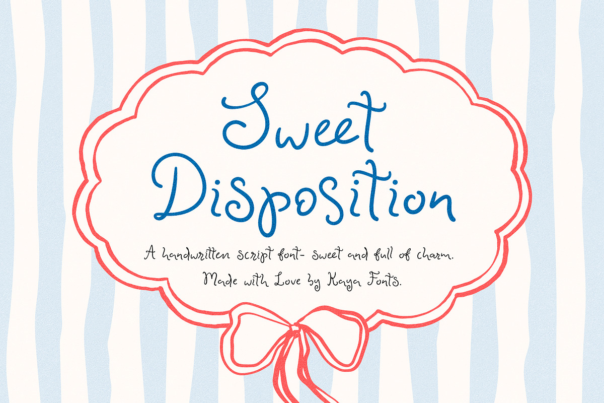 Sweet Disposition Handwritten Script, a Handwritten Font by Kaya Fonts (Photo 37 of 37)