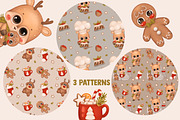 Christmas collection Deer, an Animal Illustration by designs.svkl (Thumbnail 6 of 7)
