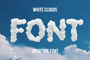 White Clouds Font, a Font by Handmadefont (Thumbnail 1 of 11)