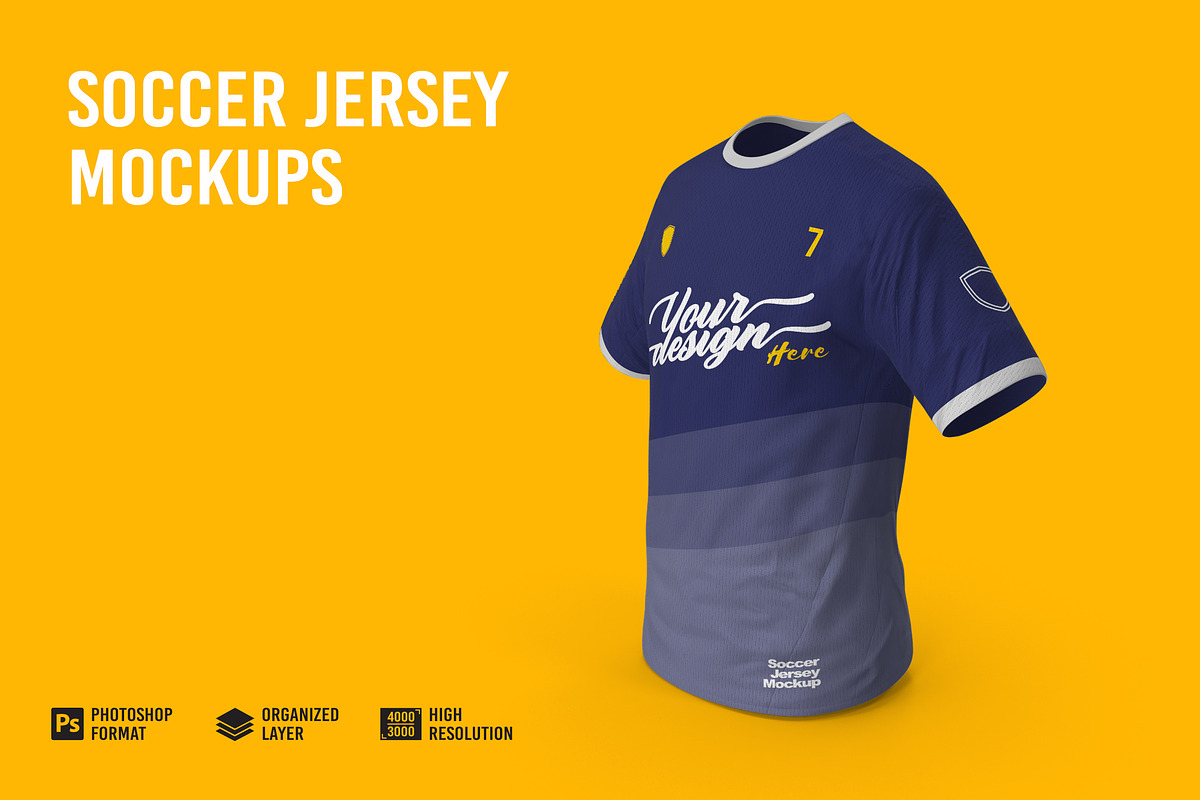 Men's Soccer Jerseys Mockup, a Shirt Mockup by Aprndy85 (Photo 1 of 3)