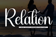 Relation | Script Font, a Handwritten Font by Scratchones (Thumbnail 1 of 8)