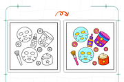 Beauty Stuff Coloring Book, a Decorative Illustration by Design Station (Thumbnail 3 of 7)