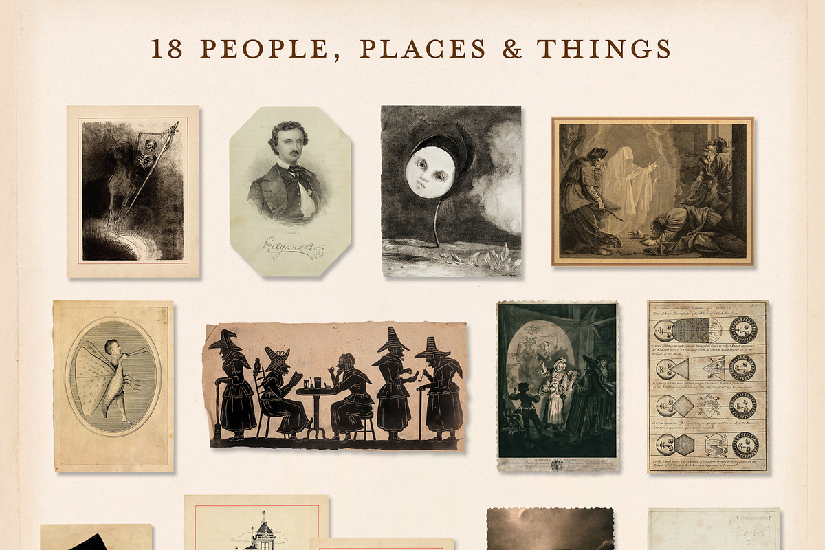 175 Vintage Halloween Ephemera, an Object Graphic by The Object Atlas (Photo 12 of 13)