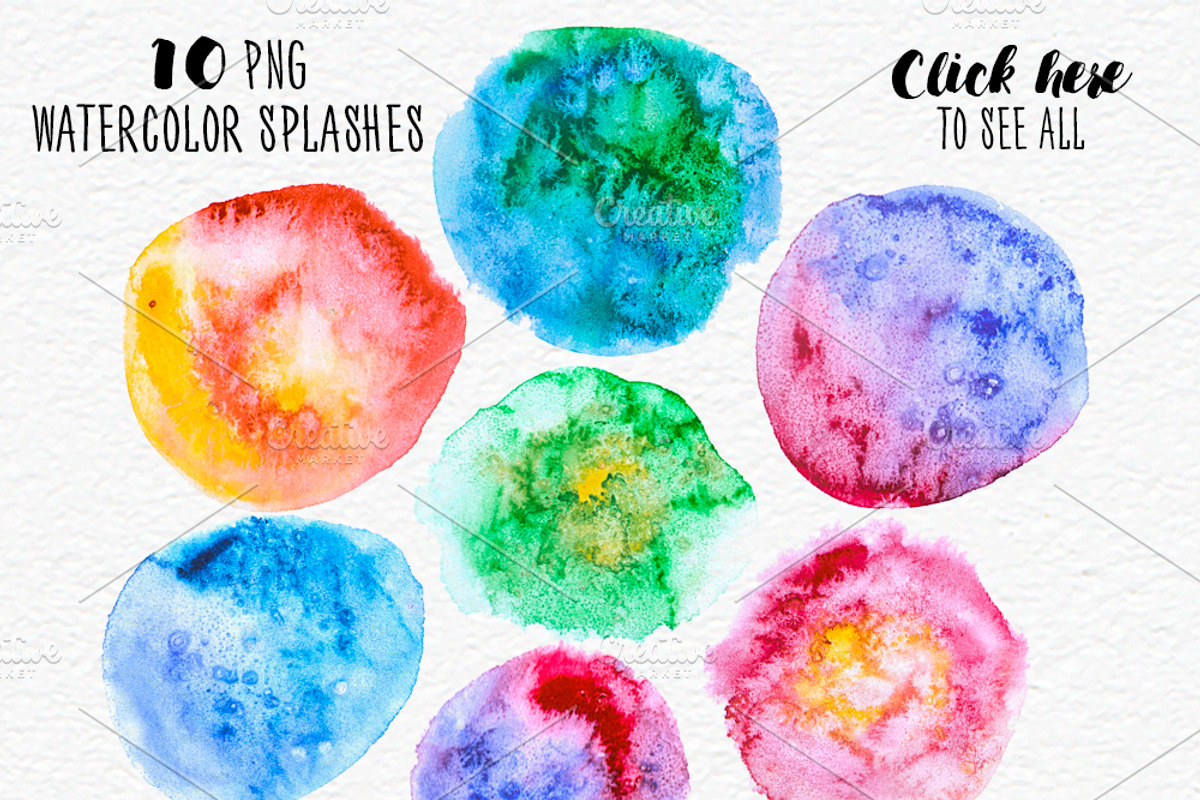 Geometric Watercolor + Gold Bundle, a Texture Graphic by Anna Faun (Photo 4 of 9)