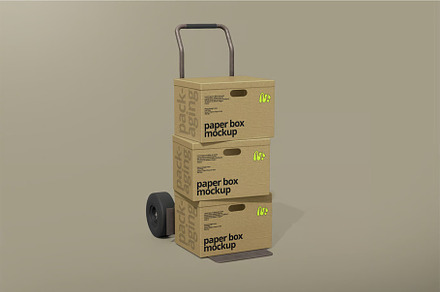 Box Mockup, a Packaging Mockup by zphotographystudio