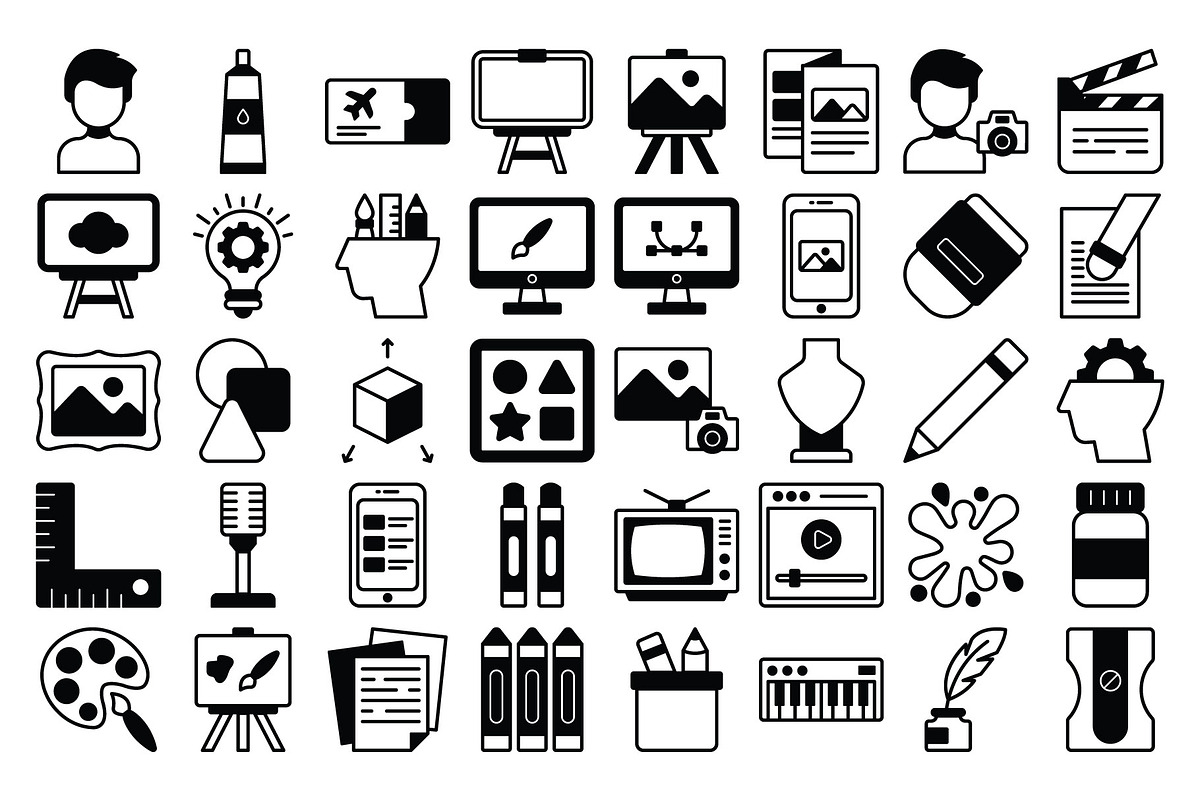 Art And Culture Icons Pack, an Icon by Vector Portal (Photo 3 of 5)