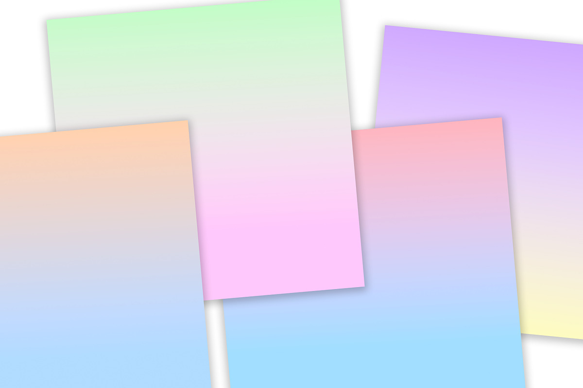 Pastel Ombre Gradients, a Background Graphic by Julie Campbell (Photo 4 of 10)