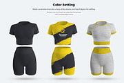 3D Mockup Top & Shorts Sportswears, a Shirt Mockup by Grow Design Craft Studio (Thumbnail 2 of 9)