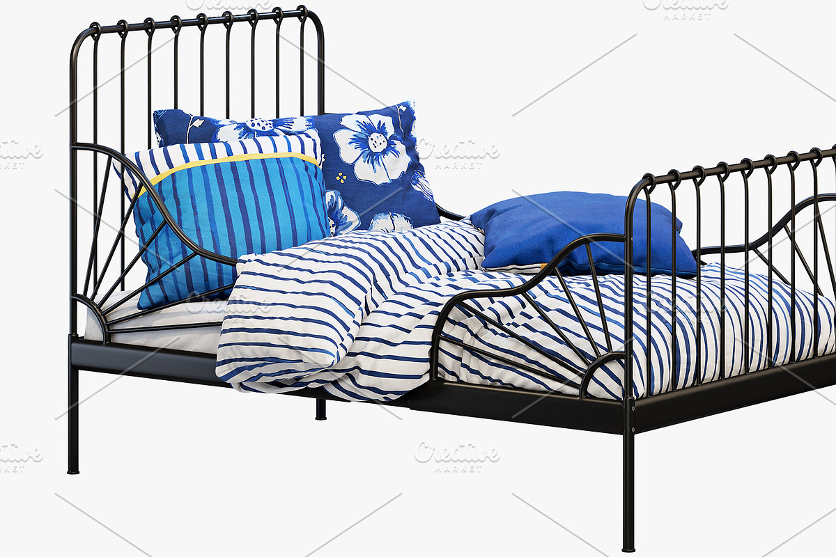 Color metal children's beds 3d model, a Furniture 3D Model by 3dmitruk (Photo 4 of 12)