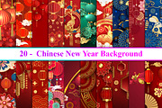 Chinese New Year Background, a Background Graphic by Digital Studio (Thumbnail 1 of 8)