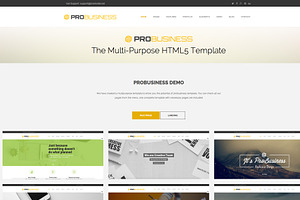 Multipurpose HTML5 Template