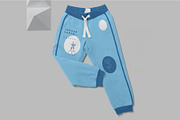 Kids Jogger Pants Mockups, a Bottom Mockup by megostudi0 (Thumbnail 6 of 7)