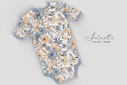 Watercolor Summer Garden Blooms, a Pattern Graphic by SirenaArt (Thumbnail 10 of 13)