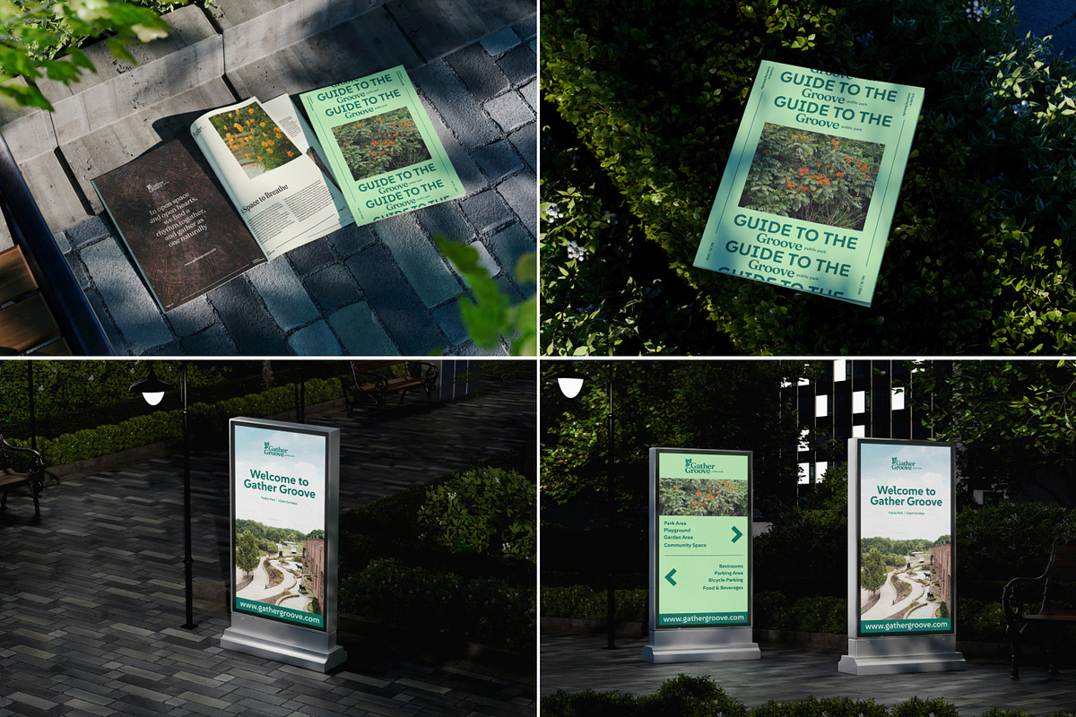 39 Urban Park Advertising Mockups, an Advertising Mockup by Vitora Mockup (Photo 4 of 12)