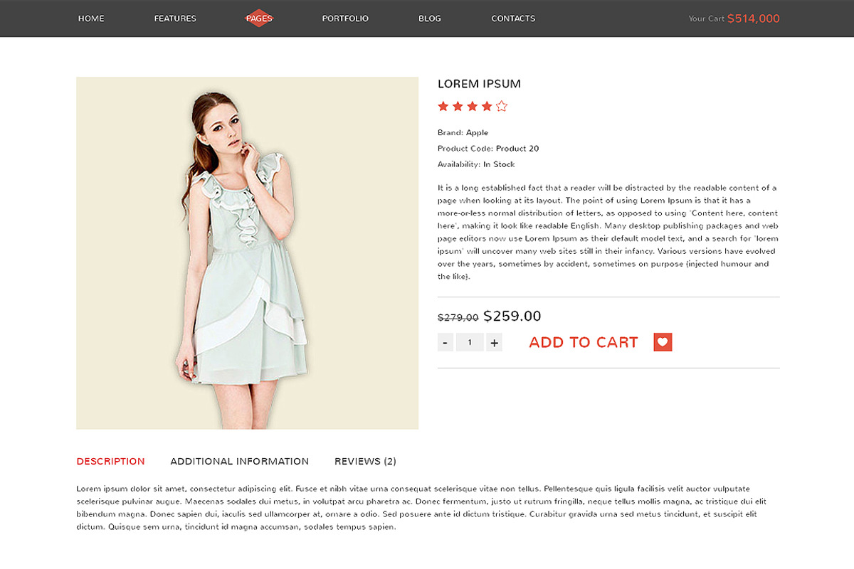 FancyShop Responsive Bootstrap Theme, a Bootstrap Template by IceTemplates (Photo 3 of 3)