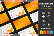Business Card Minimal, a Business Card Template by DesignsStore (Thumbnail 1 of 3)