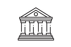 Icon of government, university, muse, an Illustration by Booblgum