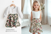 Gentle Bloom Vintage Pattern, a Pattern Graphic by Yello_illustration (Thumbnail 16 of 18)