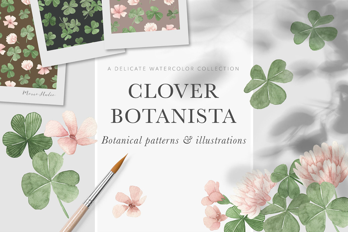 Clover Botanista - Leaves & Florals, an Illustration by Momo Studio (Photo 1 of 12)